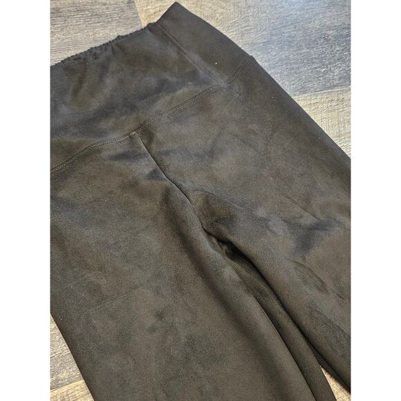 Aritzia Wilfred Free daria High-waisted Vegan Leather leggings suede black small - Picture 7 of 9